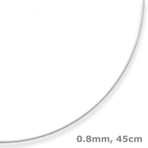 8mm halsreif tondakette - 0,8mm,