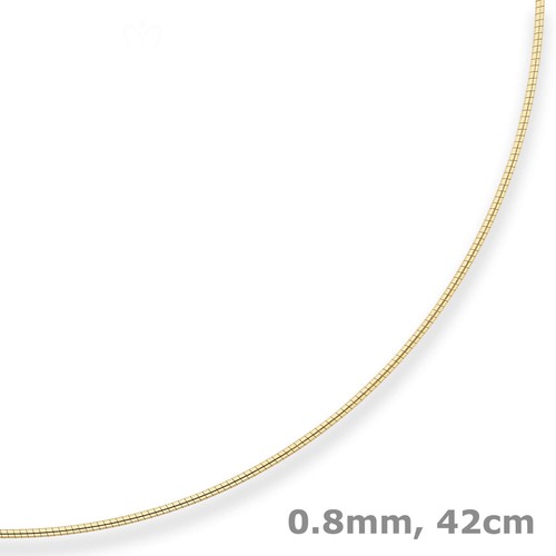 8mm halsreif tondakette - 0,8mm,