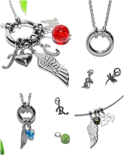 Edelstahl charms anhänger - charms,