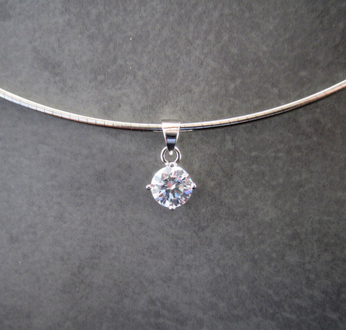 925er silber collier omegareif - silber,