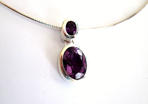 Amethyst anhänger massiv - anhänger,,
